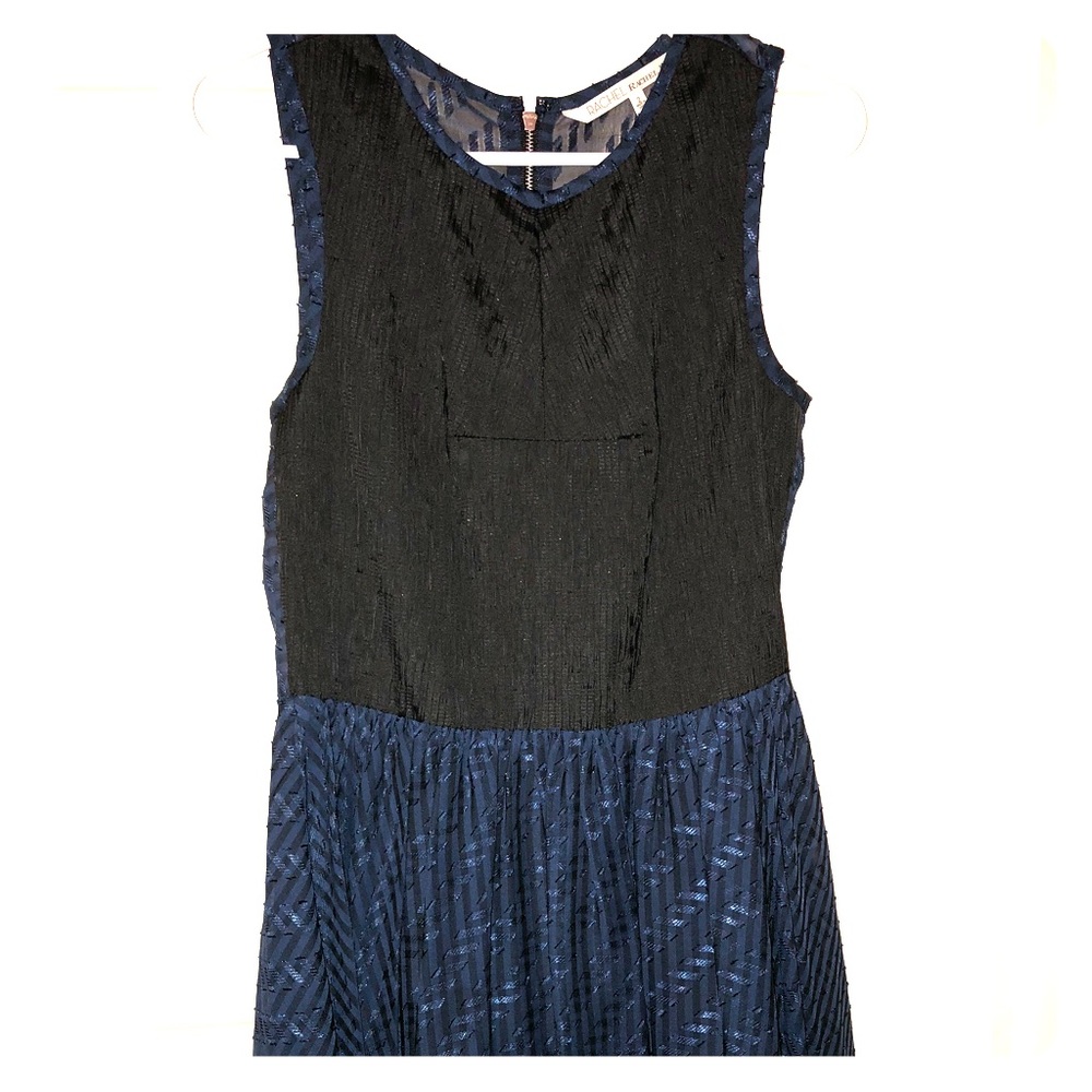Rachel Roy black Navy Cocktail dress sz 2